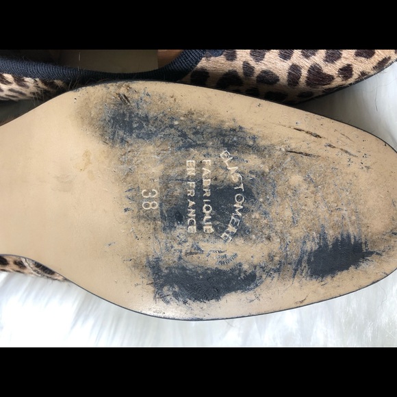 Elegant shoes foal hair real leather classic made in France animal print - Picture 9 of 12